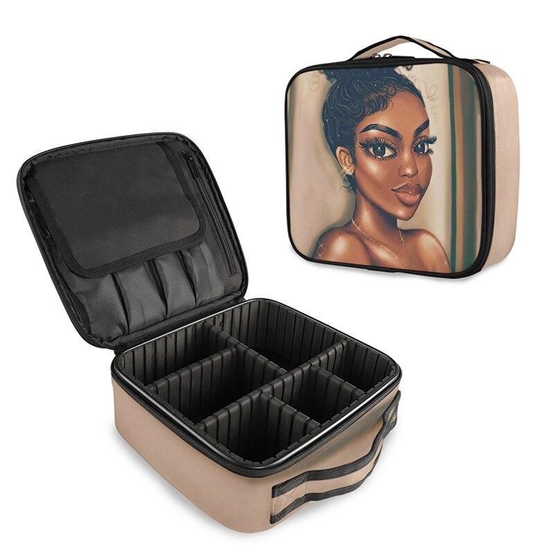 Trousse Afro pour Rangement de Maquillage