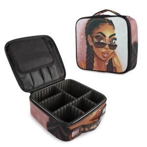Trousse Afro pour Rangement de Maquillage