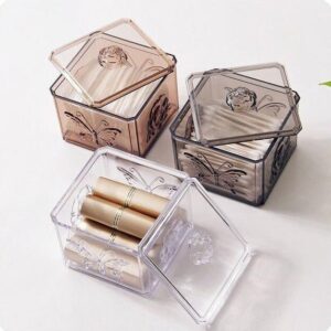 Rangement de Coton Tige - Range Maquillage