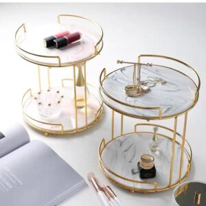 Rangement Maquillage en Marbe - Range Maquillage