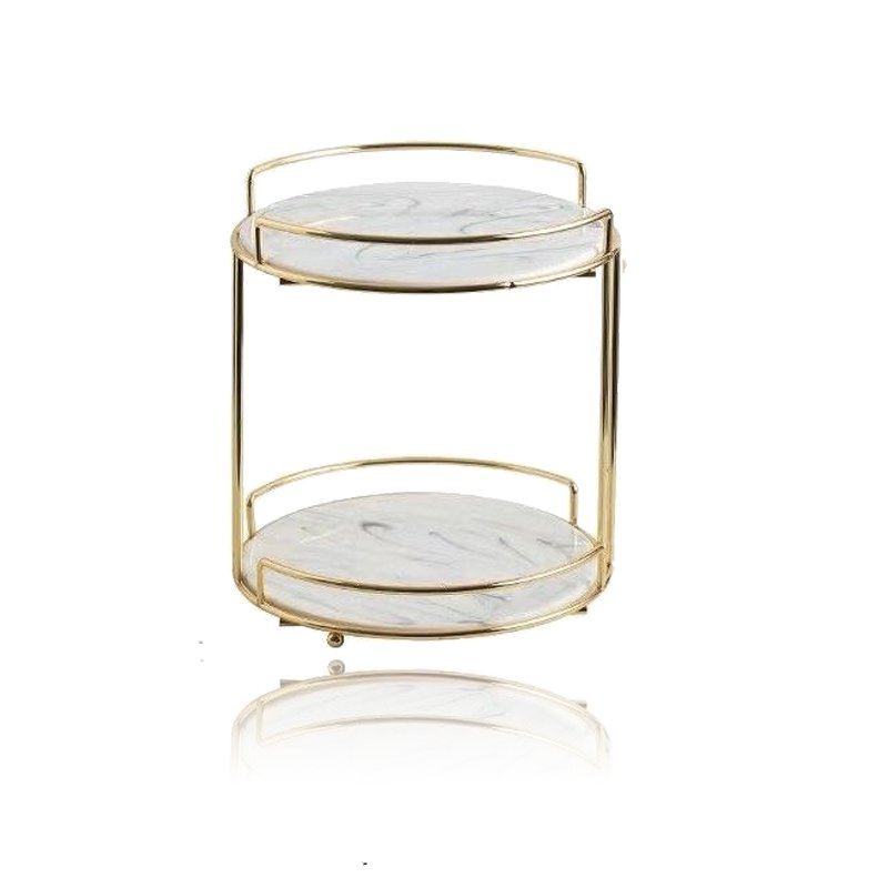 Rangement Maquillage en Marbe - Range Maquillage