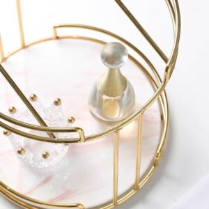 Rangement Maquillage en Marbe - Range Maquillage