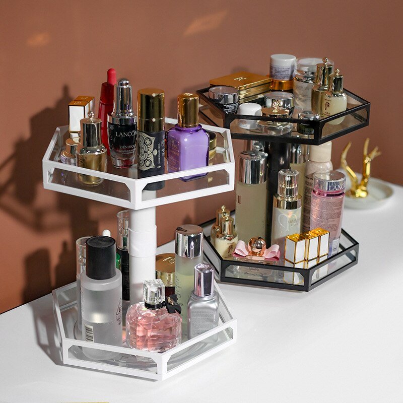 Tour de Rangement à Maquillage Rotatif - Range Maquillage