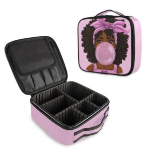 Trousse Afro pour Rangement de Maquillage - Range Maquillage
