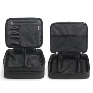 Trousse de Maquillage à 2 Compartiments Einluo™ - Range Maquillage