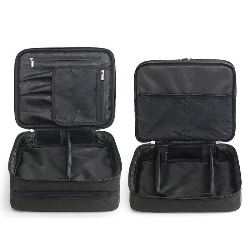 Trousse de Maquillage à 2 Compartiments Einluo™ - Range Maquillage