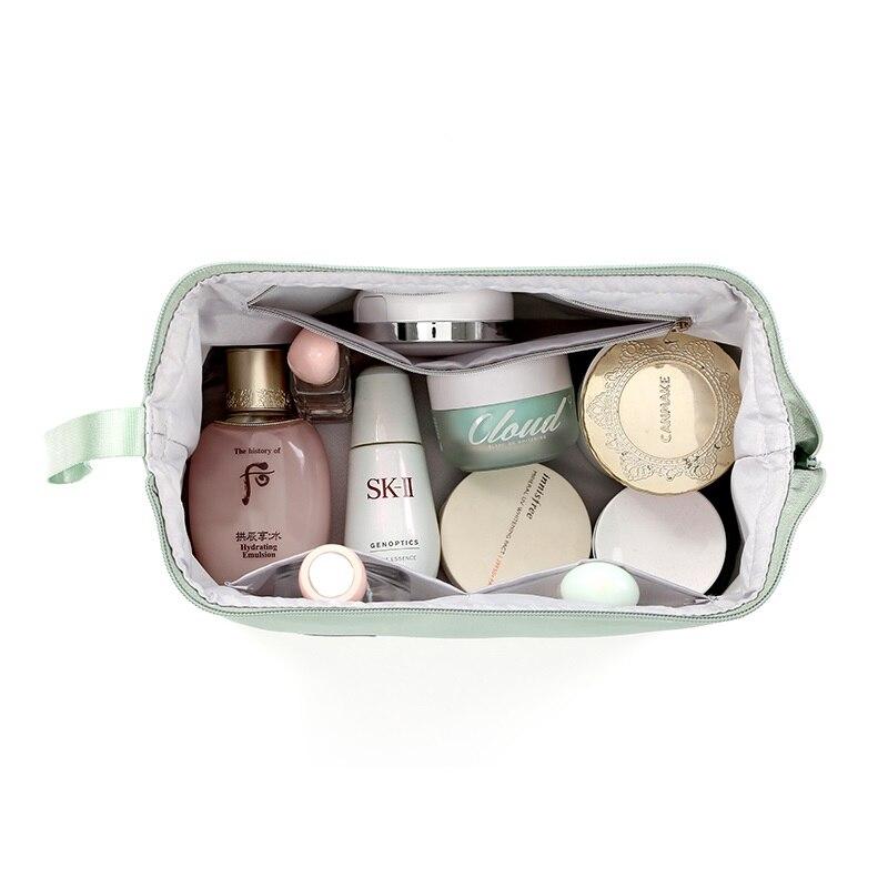 Trousse de Maquillage avec Grande Ouverture et Double Compartiment - Range Maquillage