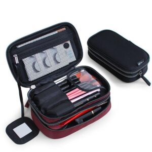 Trousse de Maquillage avec Miroir Einluo™ - Range Maquillage