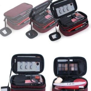 Trousse de Maquillage avec Miroir Einluo™ - Range Maquillage