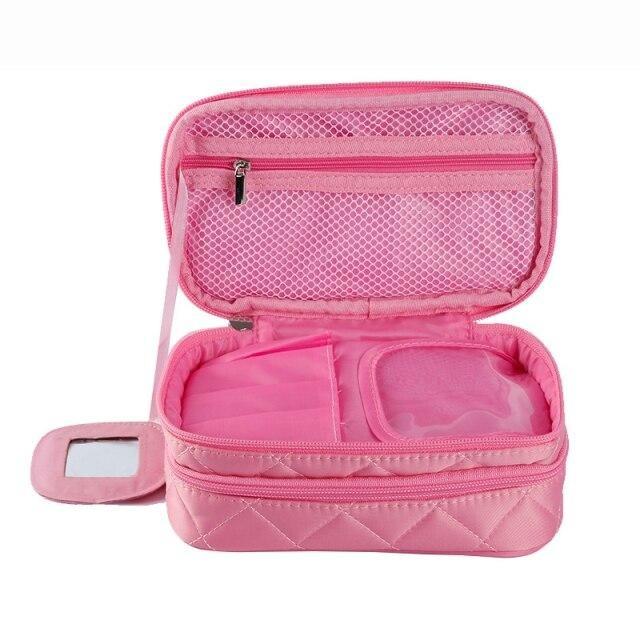Trousse de Toilette avec Double Compartiment - Range Maquillage