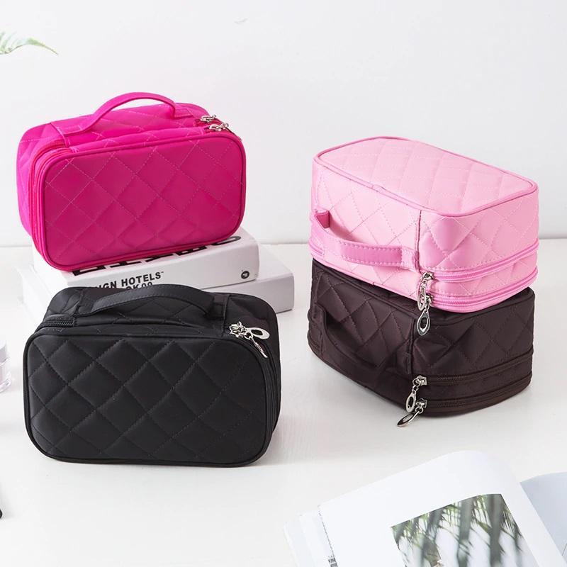 Trousse de Toilette avec Double Compartiment - Range Maquillage