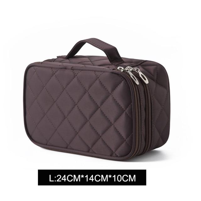 Trousse de Toilette avec Double Compartiment - Range Maquillage