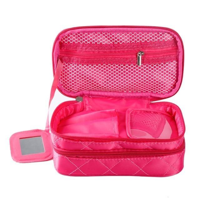 Trousse de Toilette avec Double Compartiment - Range Maquillage