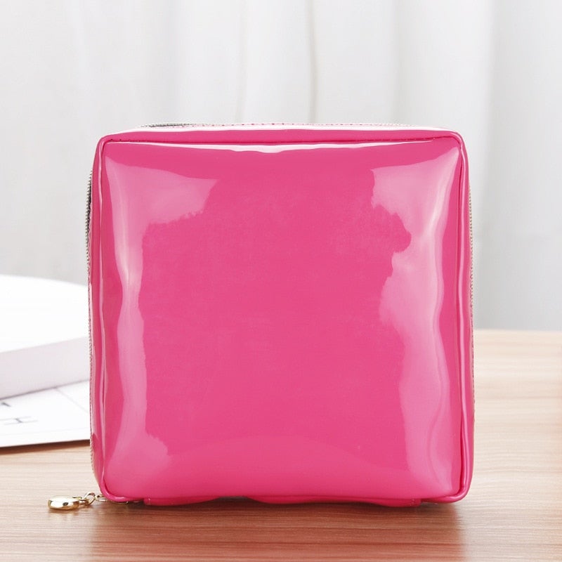 Trousse de Toilette en Cuir Femme - Range Maquillage