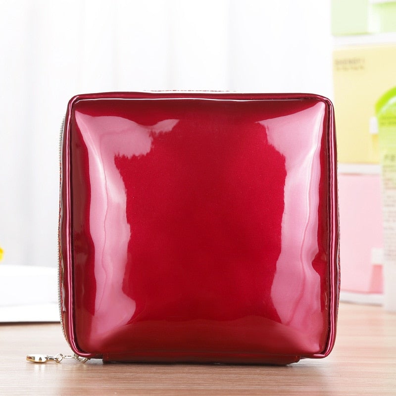 Trousse de Toilette en Cuir Femme - Range Maquillage
