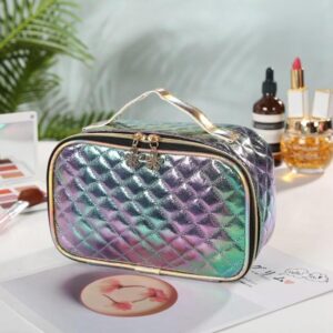 Trousse de Toilette Matelassée - Range Maquillage