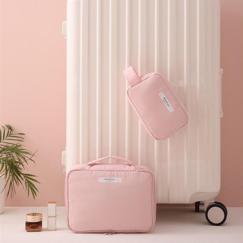 Trousse de Toilette Rectangulaire pour Femme Makeup Beauty™ - Range Maquillage