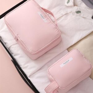 Trousse de Toilette Rectangulaire pour Femme Makeup Beauty™ - Range Maquillage
