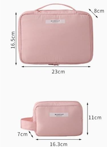 Trousse de Toilette Rectangulaire pour Femme Makeup Beauty™ - Range Maquillage