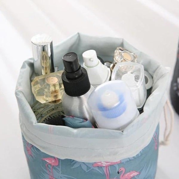 Trousse de Toilette Ronde Travel™ - Range Maquillage