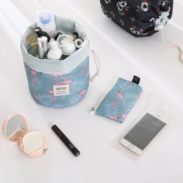 Trousse de Toilette Ronde Travel™ - Range Maquillage