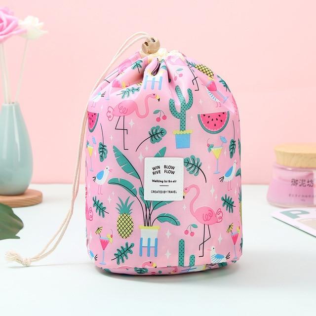 Trousse de Toilette Ronde Travel™ - Range Maquillage