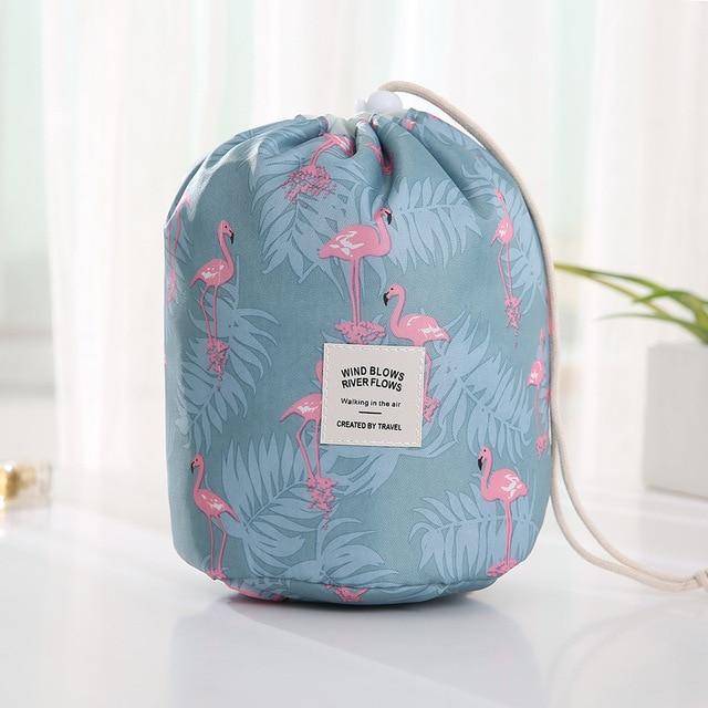 Trousse de Toilette Ronde Travel™ - Range Maquillage