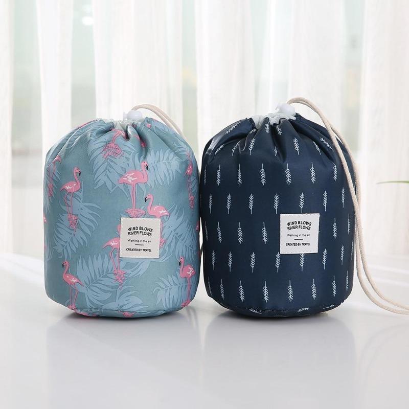 Trousse de Toilette Ronde Travel™ - Range Maquillage