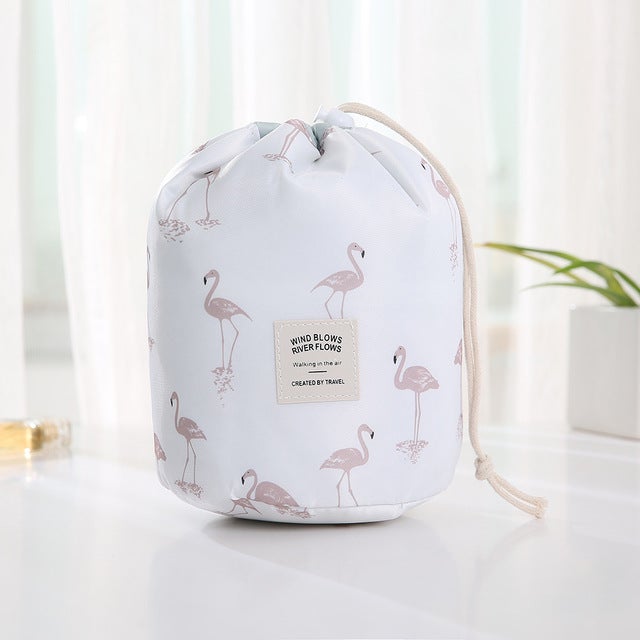 Trousse de Toilette Ronde Travel™ - Range Maquillage