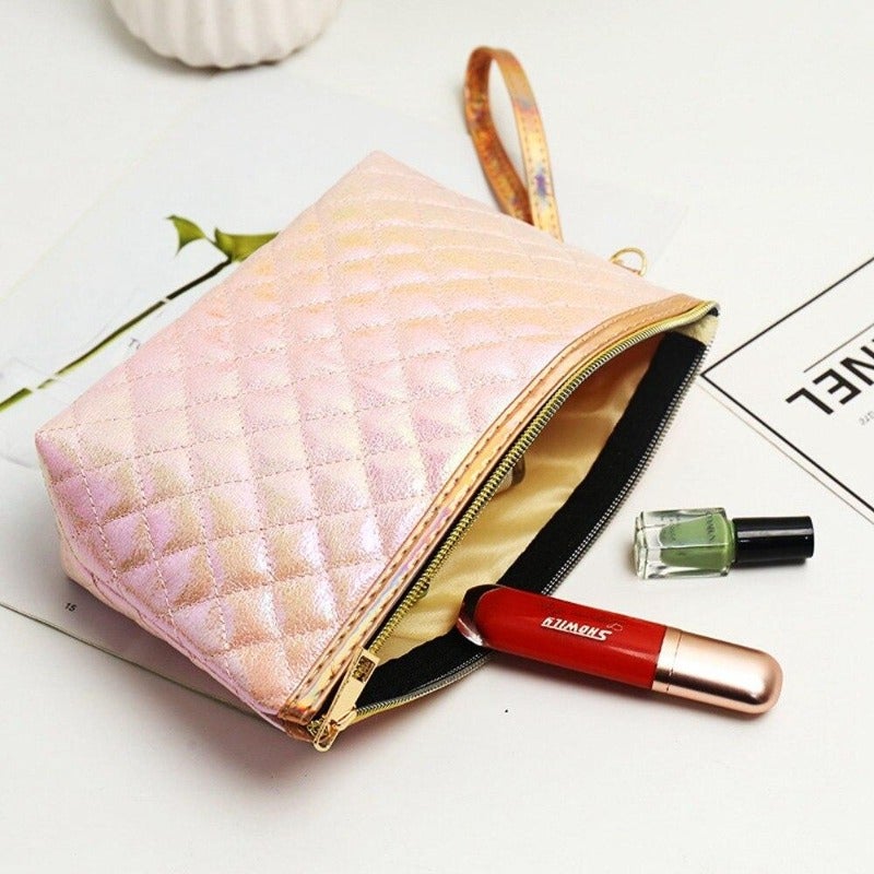 Trousse Maquillage Matelassée - Range Maquillage