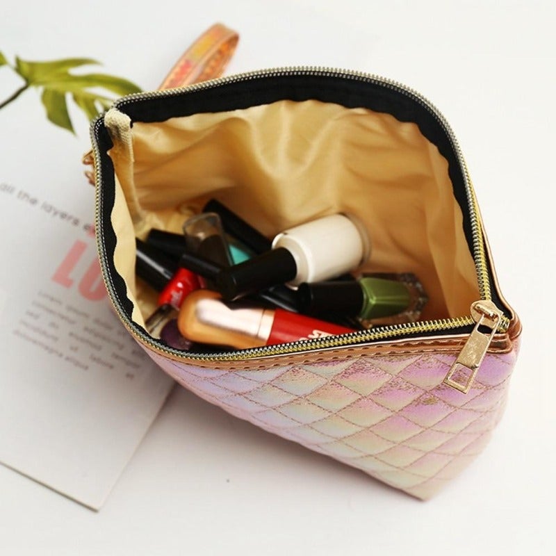 Trousse Maquillage Matelassée - Range Maquillage