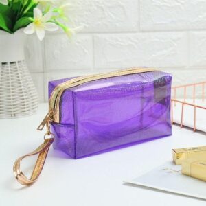 Trousse Transparente de Couleur - Range Maquillage