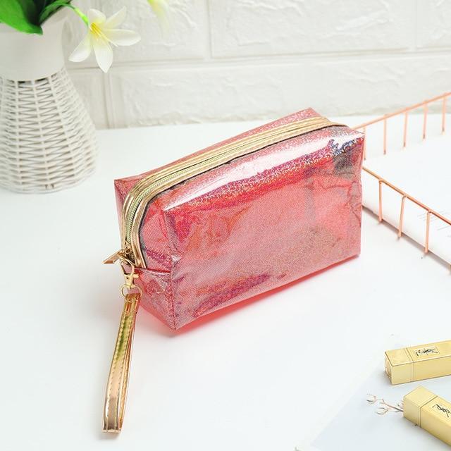 Trousse Transparente de Couleur - Range Maquillage