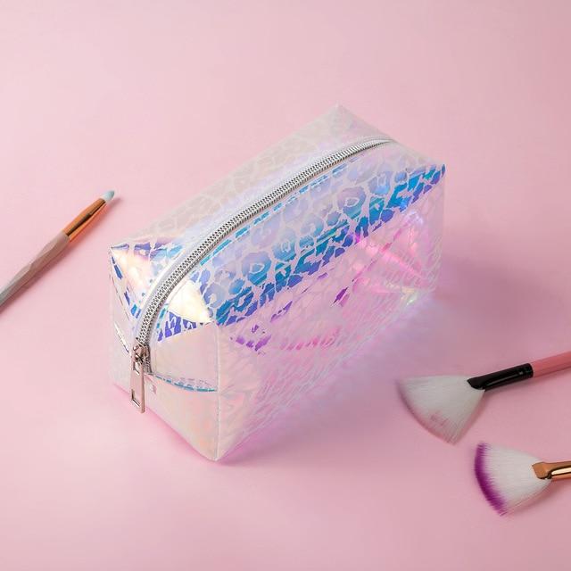 Trousse Transparente de Couleur - Range Maquillage