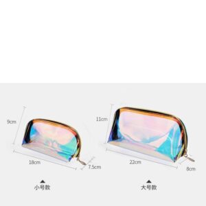 Trousse Transparente Multicolore - Range Maquillage