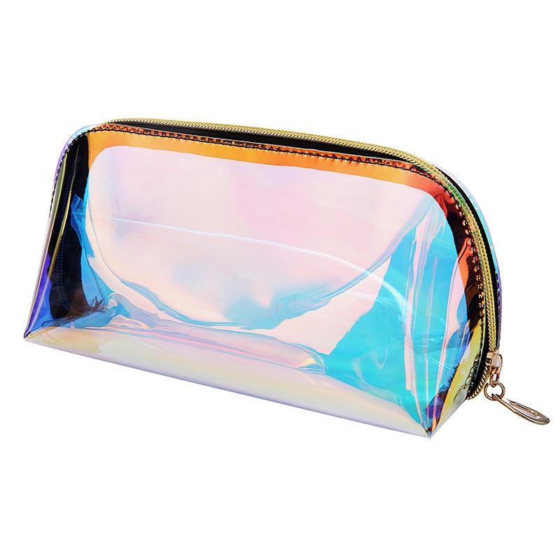 Trousse Transparente Multicolore - Range Maquillage