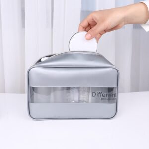 Trousse Transparente Rectangulaire - Range Maquillage