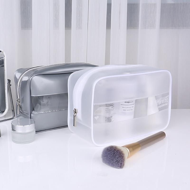 Trousse Transparente Rectangulaire - Range Maquillage