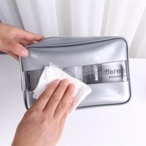 Trousse Transparente Rectangulaire - Range Maquillage